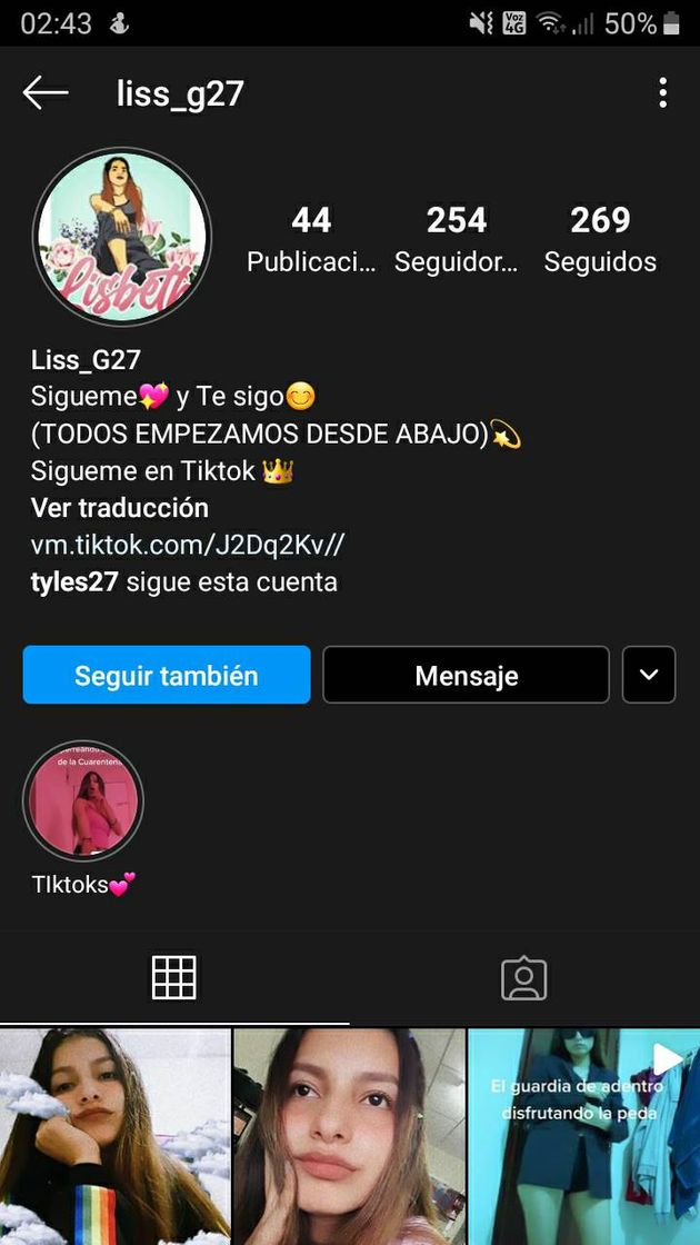 Moda Perfil de instagram