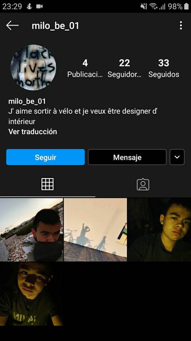 Fashion Perfil de instagram