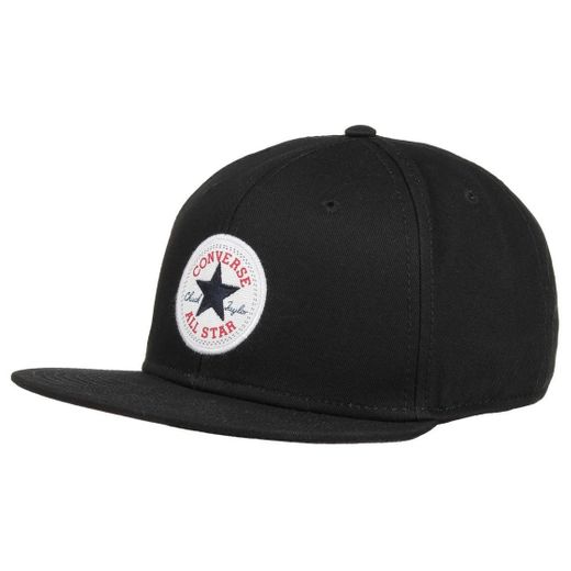 Converse Flat Peak Snapback Baseball Cap ~ Core White