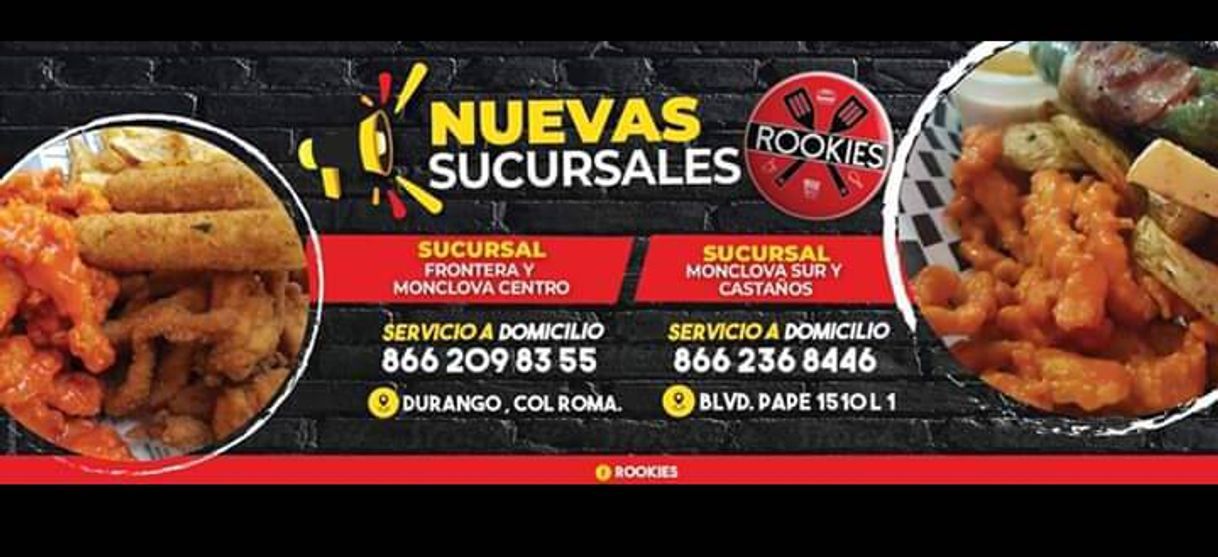 Restaurants Rookies Monclova Sur