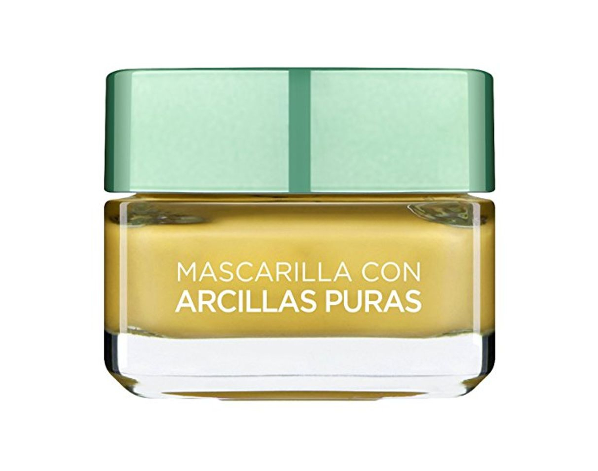 Beauty L'Oréal Paris Mascarilla Facial Iluminadora Arcillas Puras Amarilla