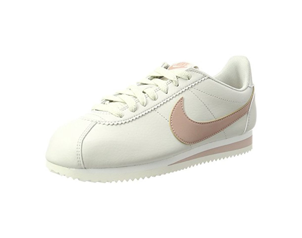 Social Nike Classic Cortez Leather, Zapatillas para Mujer, Beige