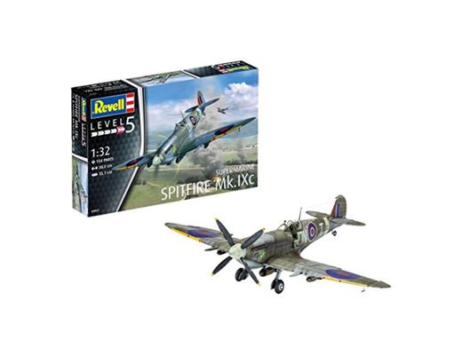 Revell Supermarine Spitfire MK.IXc, Kit de Modelo, Escala 1: 32