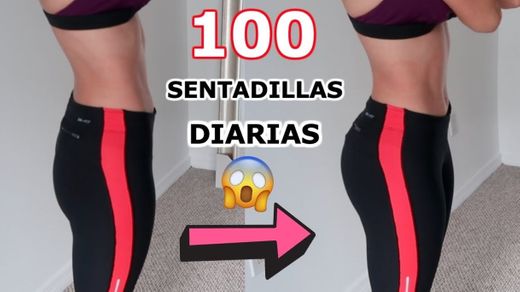 Reto 100 sentadillas 