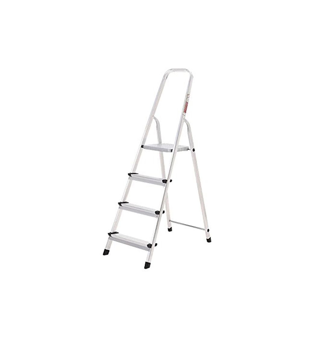 ORYX 23010002 Escalera Aluminio 4 Peldaños Plegable