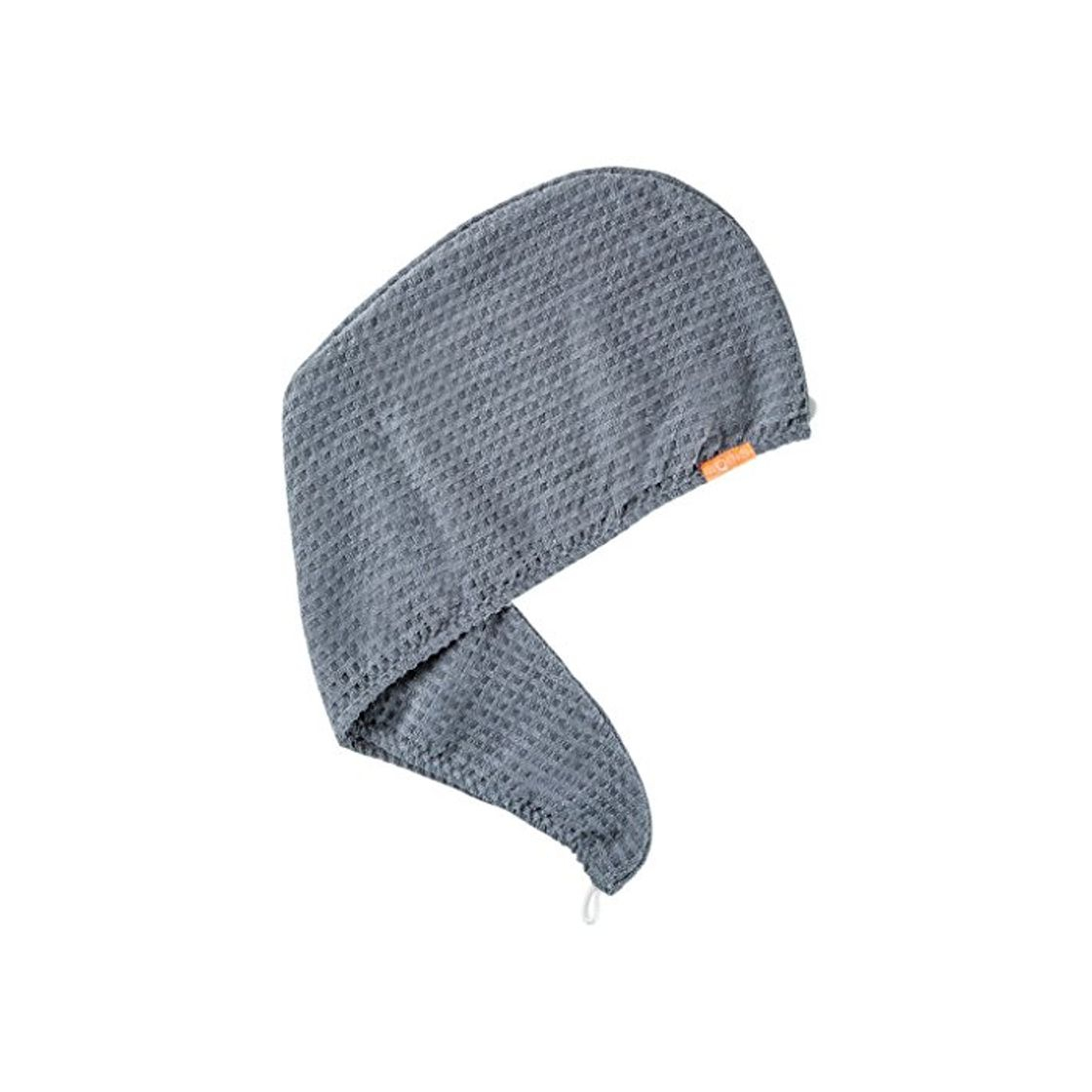 Producto Aquis Waffle Luxe pelo turbante Moody gris