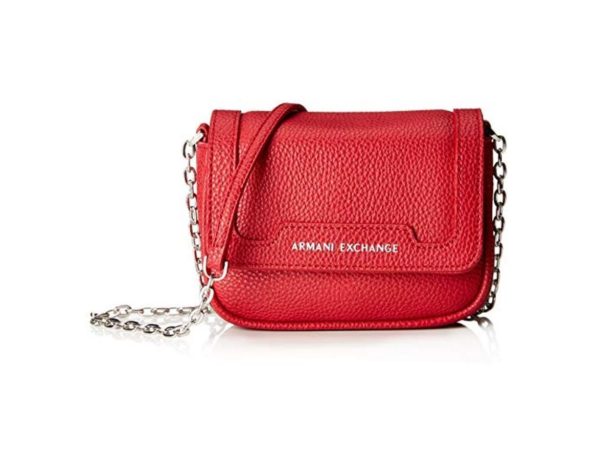 Moda Armani Exchange - Small Crossbody Bag, Bolsos bandolera Mujer, Rojo