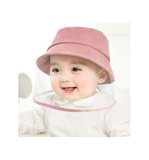 Careta de protección transparente Niños de protección Pantalla facial Pantalla facial Sombrero