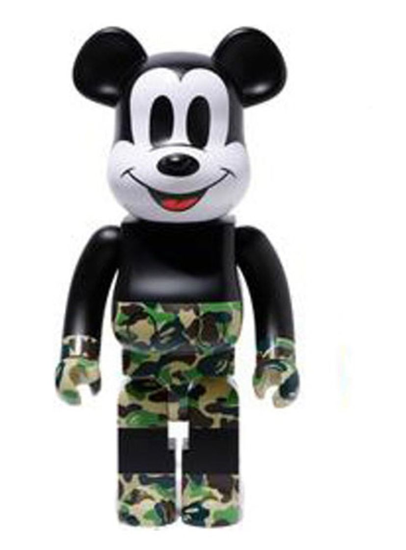 Moda Bearbrick Mickey Mouse x Bape