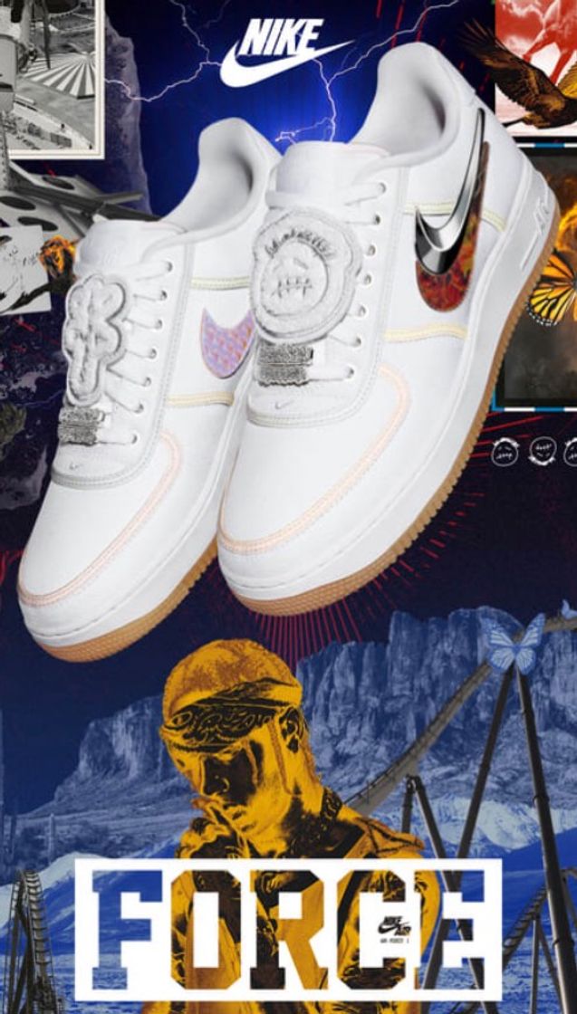 Moda Nike Air Force 1 Low Travis Scott (AF100)