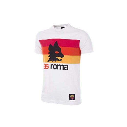 AS Roma - Camiseta Retro Unisex para Adulto, Unisex Adulto, 6783, Negro
