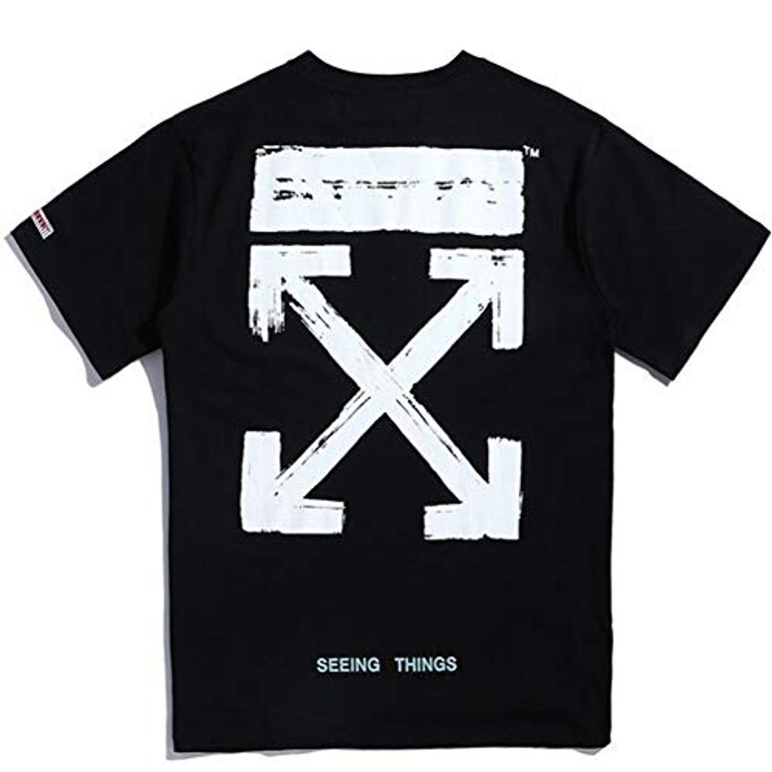 Social mich Off OW White Classic Arroff OW White Print Hip Hop Short