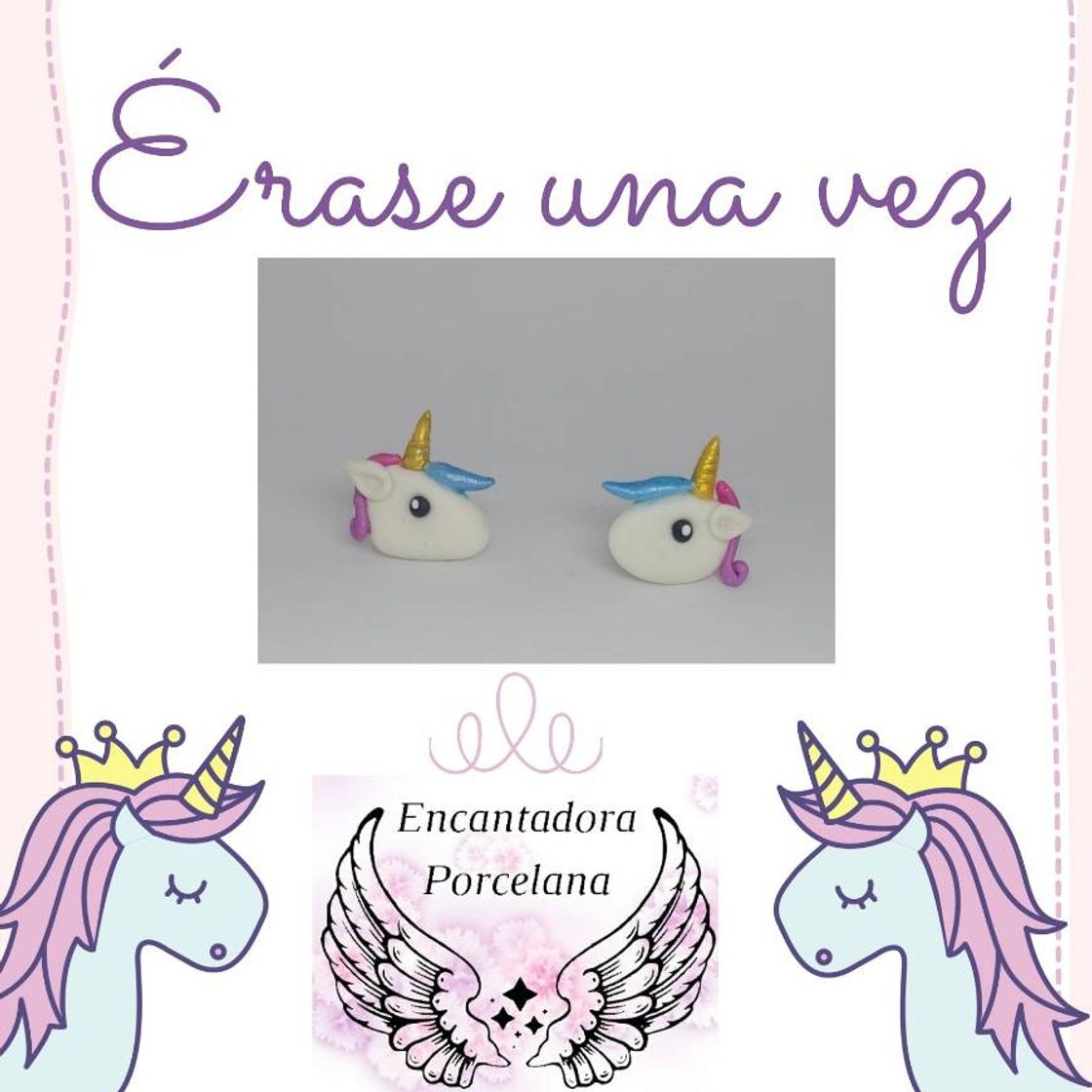 Fashion Lindos Aretes de unicornio