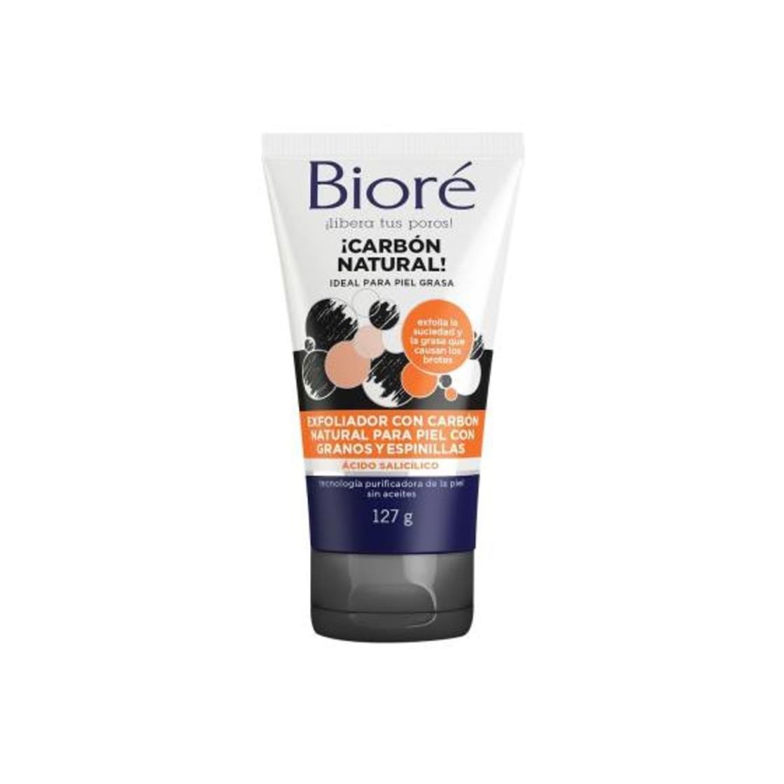 Productos Exfoliante facial Bioré Carbón Natural 