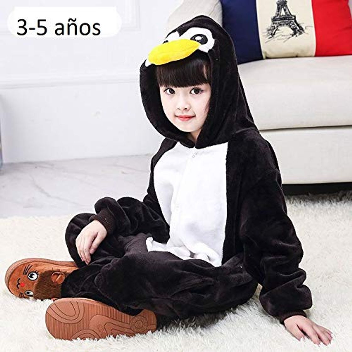 Fashion KRAZY TOYS Pijama Animal Entero Unisex para Niños como Ropa de Dormir-Traje