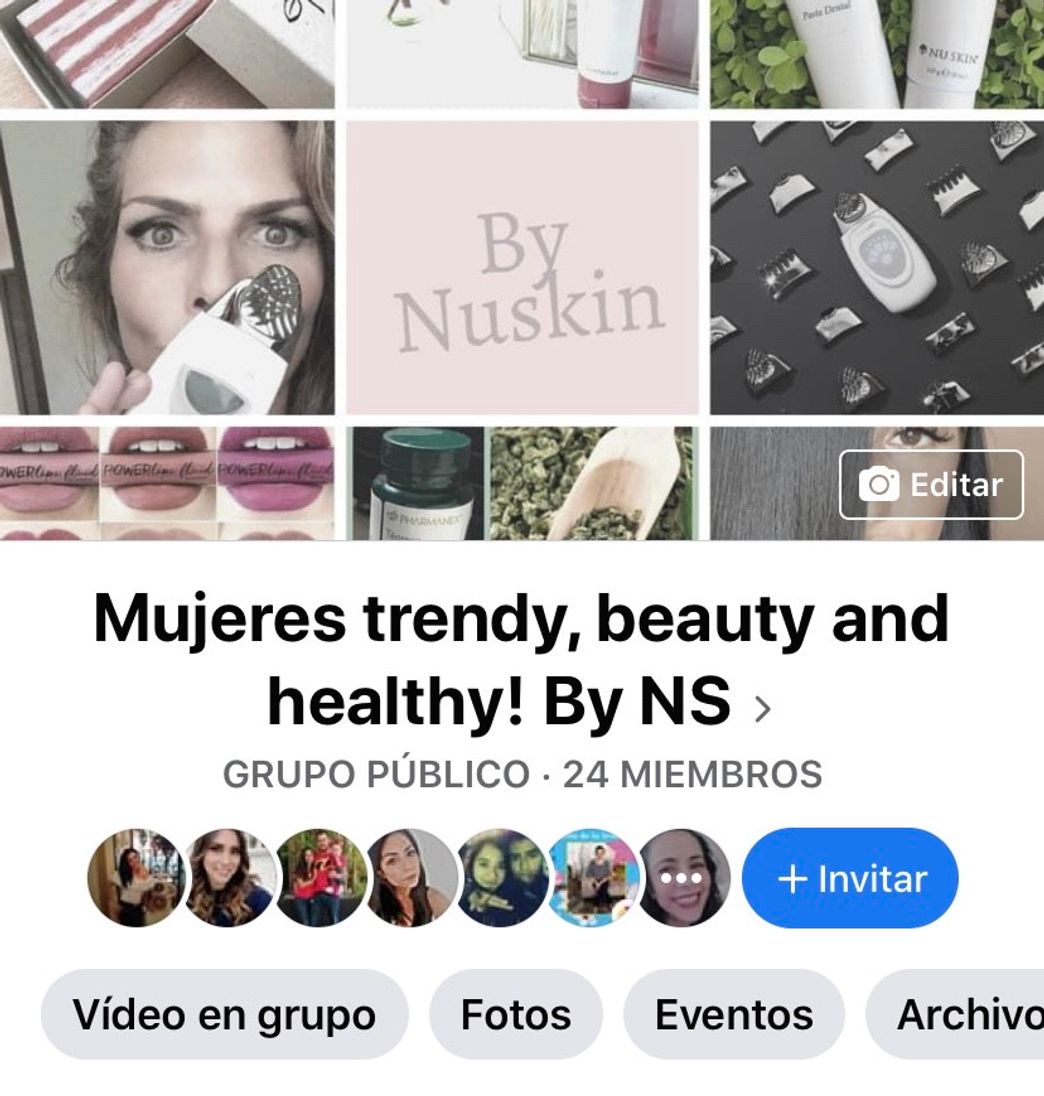 Fashion Grupo de Facebook para tips de belleza y productos.