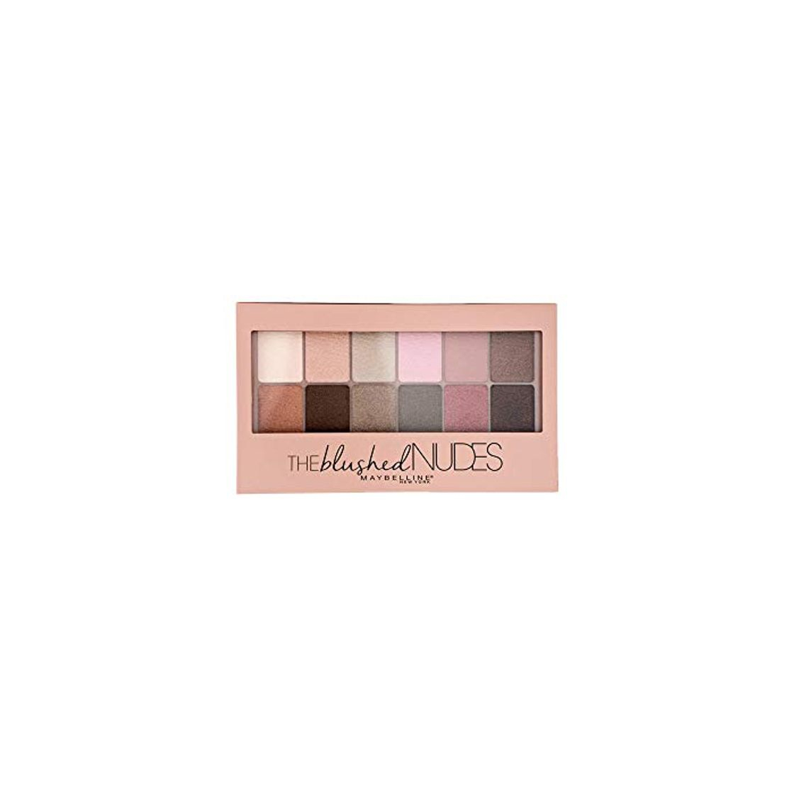 Social Paleta de Sombras de Ojos The Blushed Nudes, de Maybelline