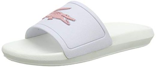 Lacoste Croco Slide 119 3 Cfa, Sandalias de Punta Descubierta para Mujer,