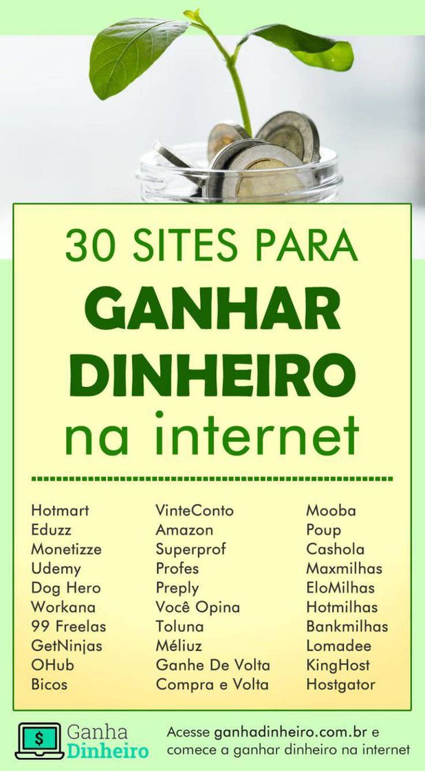 Moda Dicas ganhar dinheiro na Net!....