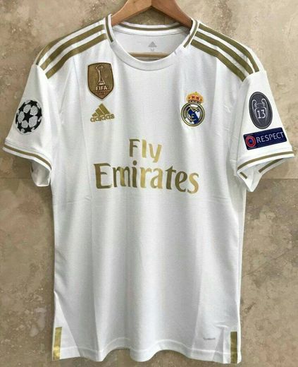 adidas Real Madrid 2019/2020 Camiseta, Hombre, Blanco