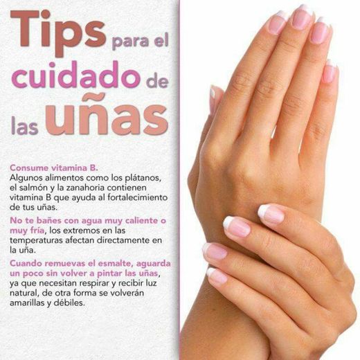 Tips para uñas  lindas