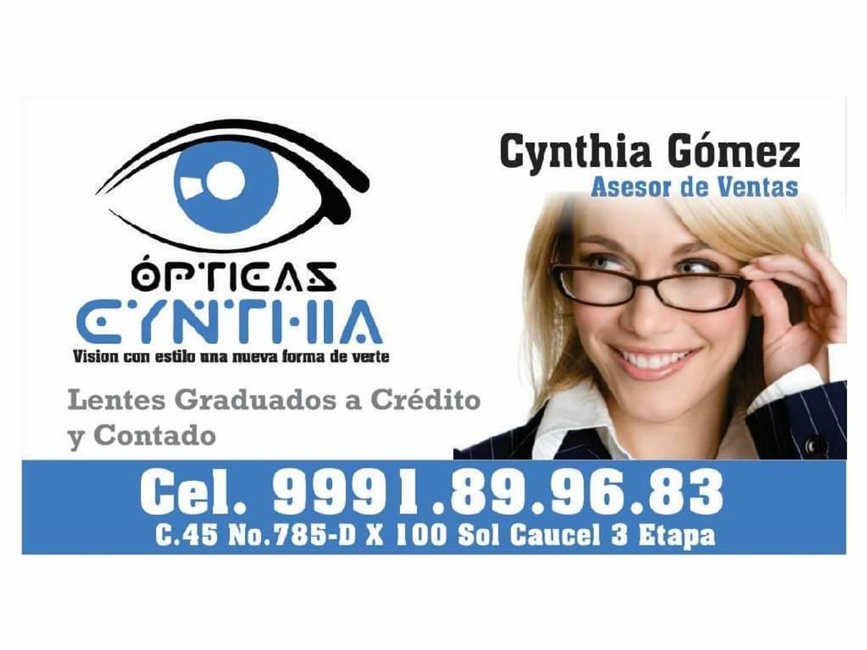 Moda Opticas Cynthia. La mejor opción y atención