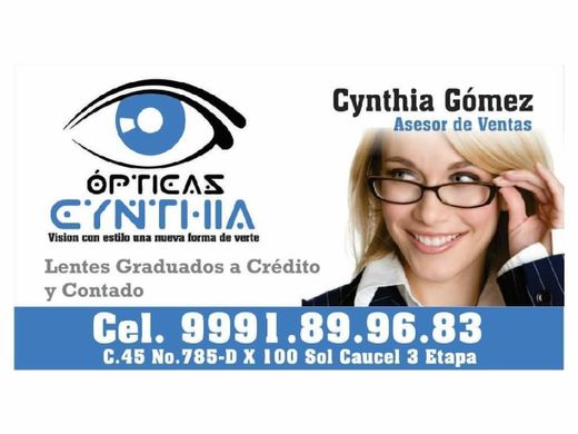Opticas Cynthia. La mejor opción y atención