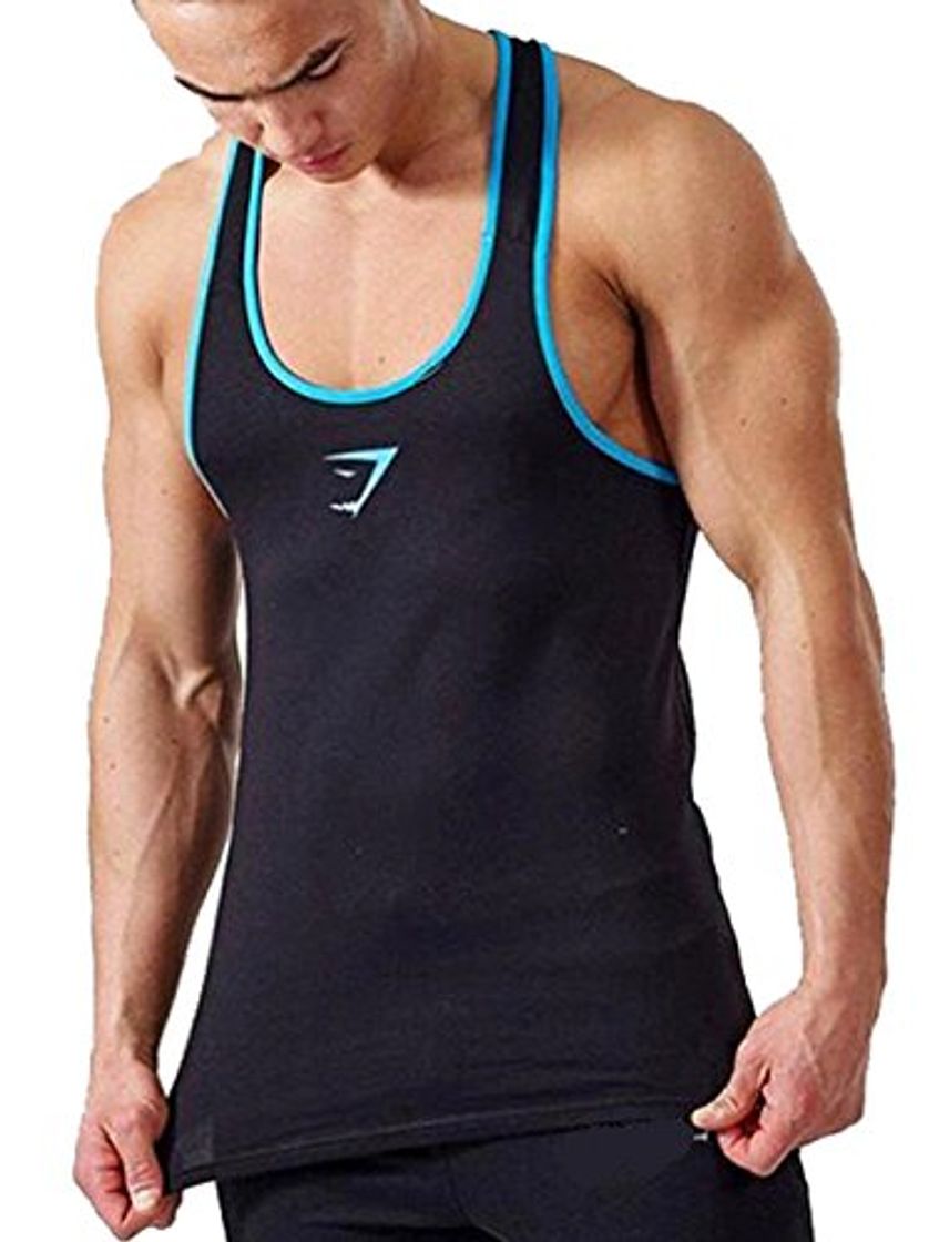 Producto A. M. Sport Camisa Fitness de Tirantes para Hombre para Entrenar en