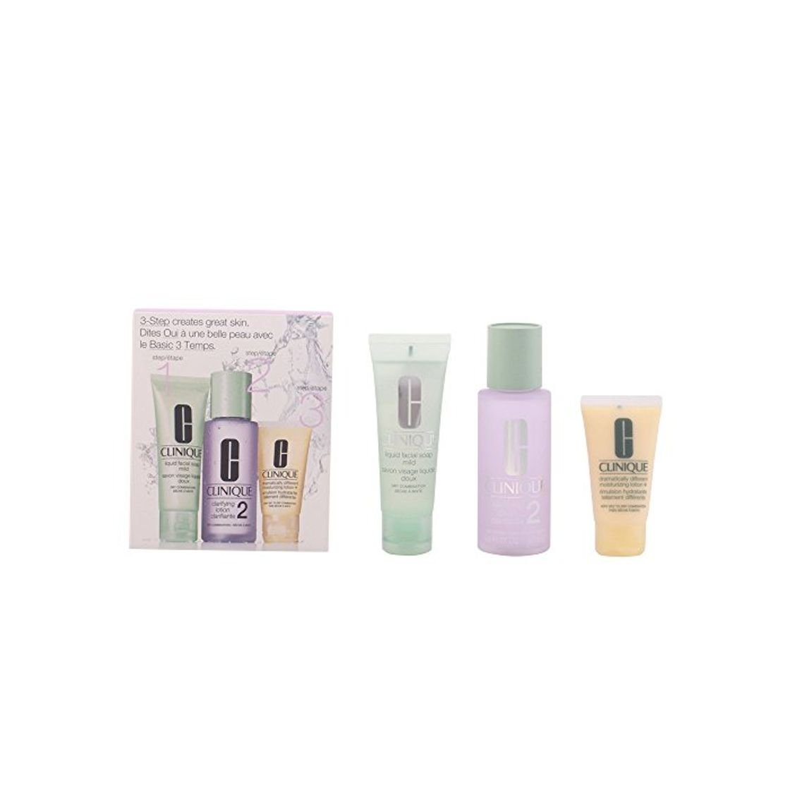 Social CLINIQUE 3 STEPS INTRO SKIN TYPE II 3 piezas
