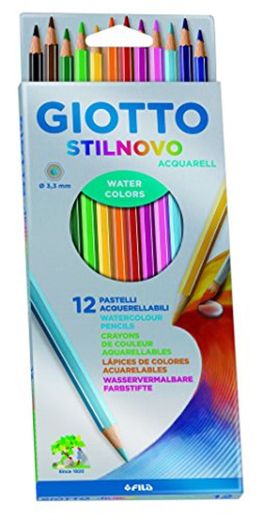 Lápices de Colores Giotto Stilnovo Acquarell Estuche 12 Uds