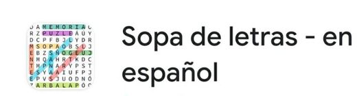 Sopa de Letras