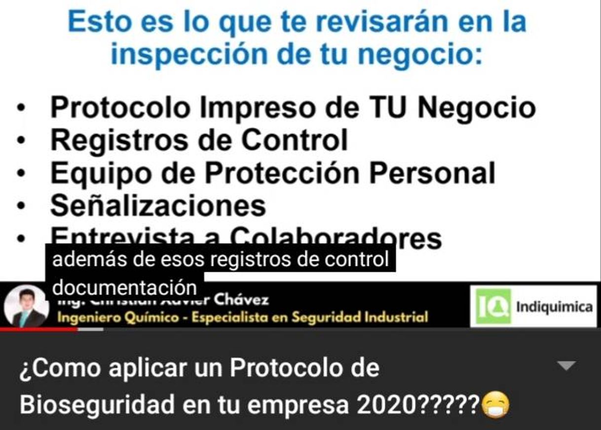 Producto Curso de Protocolo de Bioseguridad para tu #negocio #facil😷