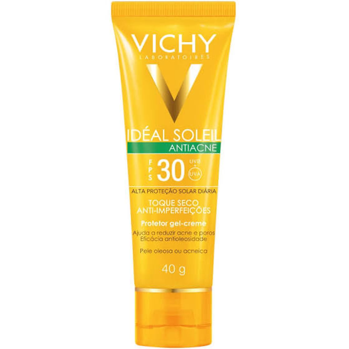 Idéal Soleil Antiacne FPS 30 Vichy - Protetor Solar 40g