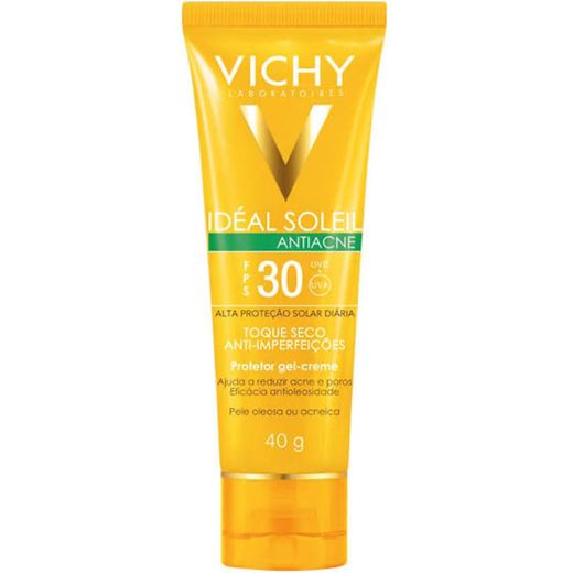 Idéal Soleil Antiacne FPS 30 Vichy - Protetor Solar 40g