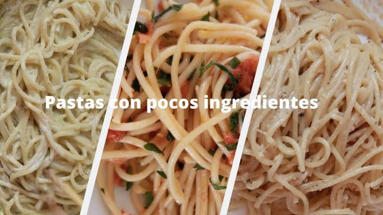 Fashion 3 pastas con 3 ingredientes🤓🤩