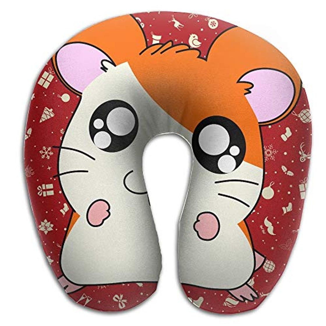 Product EighthStore Cute Hamtaro U Type Pillow Neck Pillow Relex Pillow Travel Pillow with Resilient Material Almohada en Forma de U