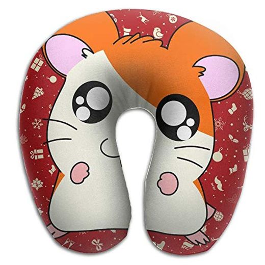 EighthStore Cute Hamtaro U Type Pillow Neck Pillow Relex Pillow Travel Pillow with Resilient Material Almohada en Forma de U