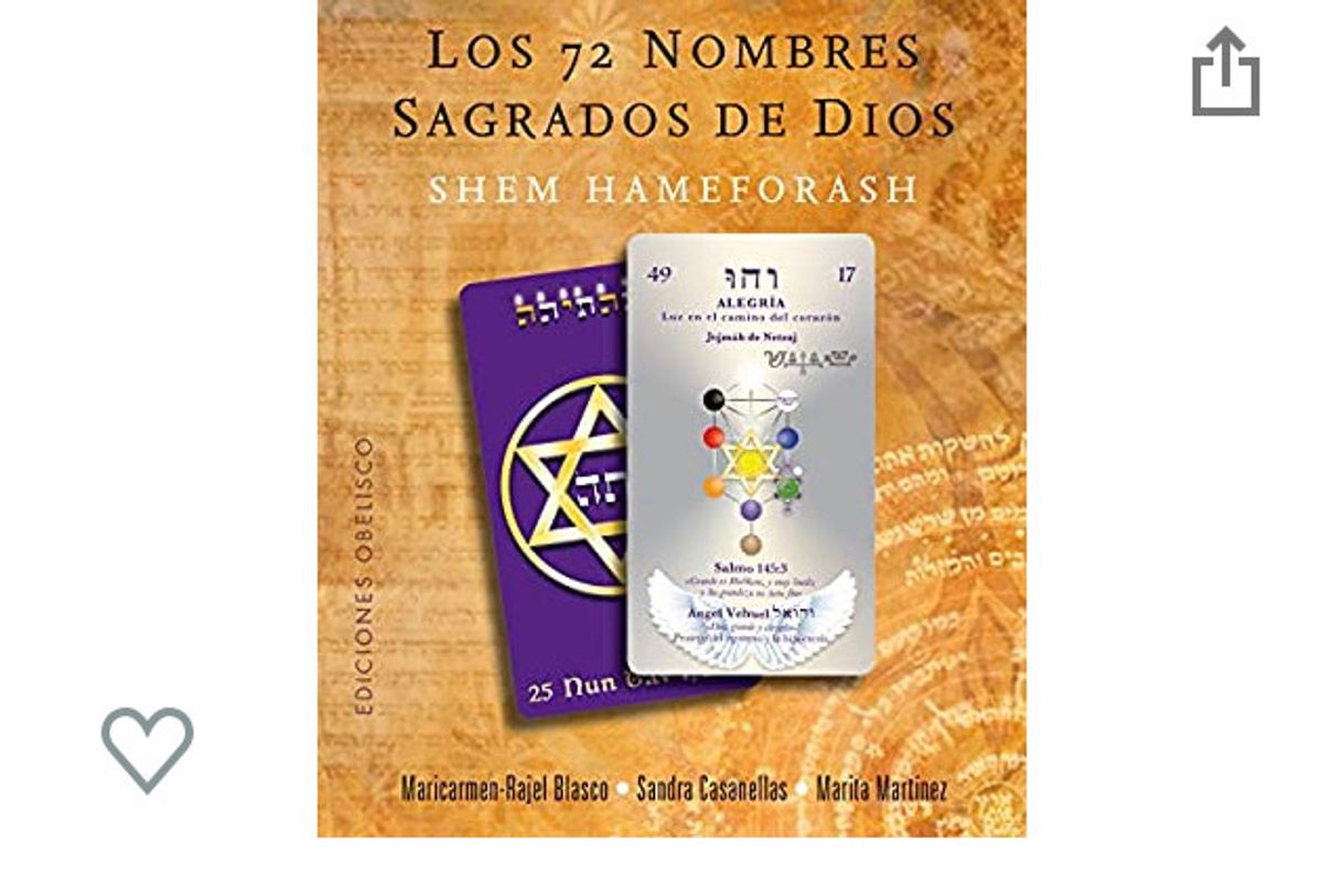 Moda Libro: los 72 nombres de Di-s + cartas 🧧