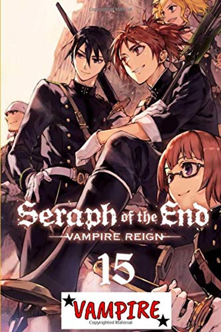 Book seraph of the end: funny cute Notebook size 6*9 110 pages Lined