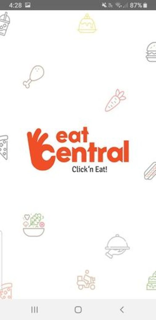 Aplicaciones Eat central a domicilio