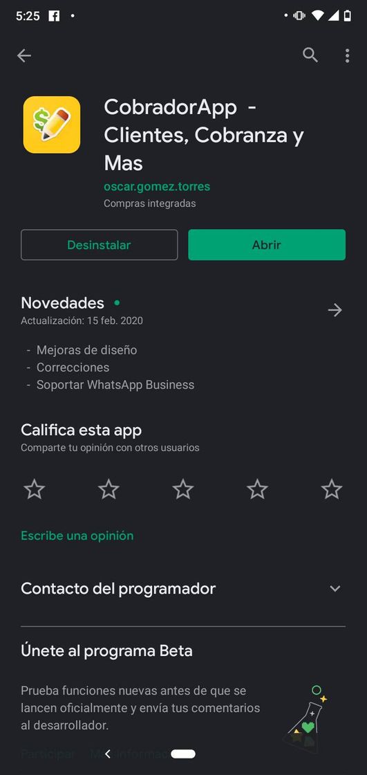 App Cobrador App - Clientes, cobranza y más 