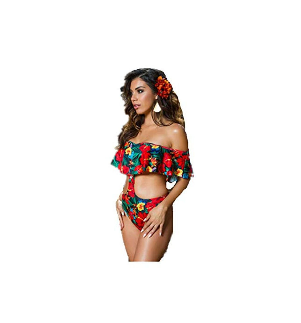 Product Wide.ling-Bikini Mujer 2019 Push Up Caliente Moda Flor De Mujer Sujetador Bikini