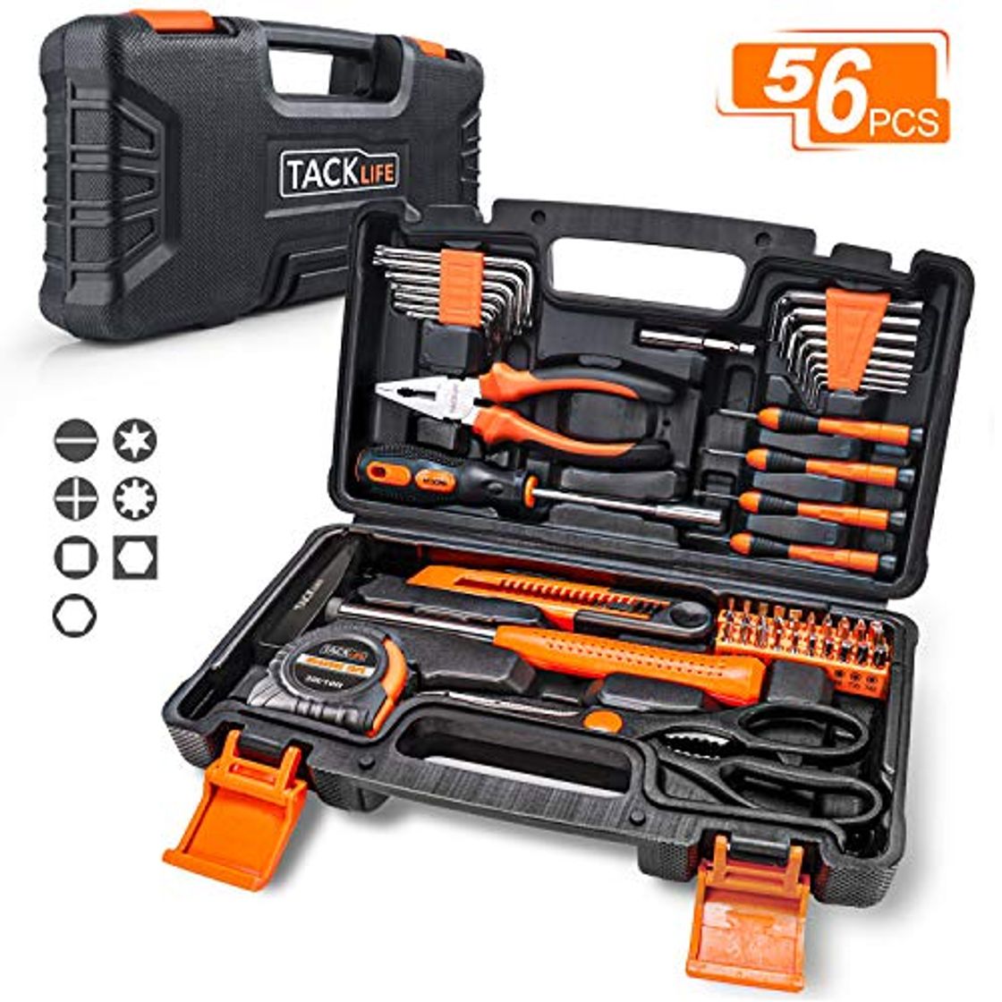 Social TACKLIFE Caja de Herramientas 56 Piezas