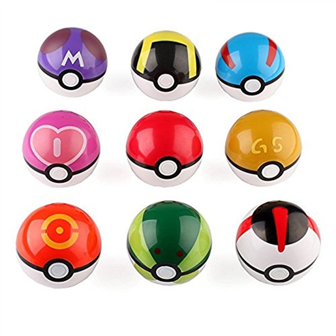 Place XINKUAN9 PC Pokemon Pikachu Pokeball Master Ball Cosplay Super Ball Poke Pokeball