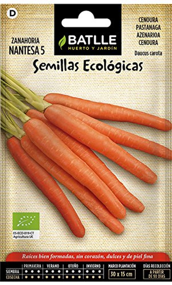 Product Semillas Ecológicas Hortícolas