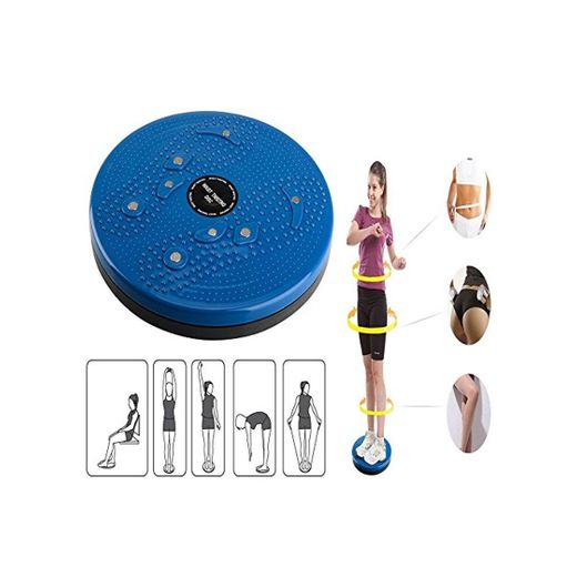 Acacia person Twist Cintura Torsión Disc Junta Ejercicio Aeróbico Fitness Reflexología Imanes