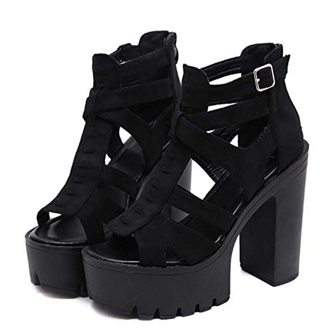 Lugar H-O Sandalias de Mujer Zapatos góticos