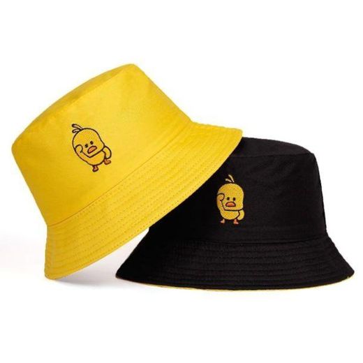 Gorro de pescador amarillo 