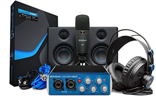 Kit de grabación de hardware/software PreSonus AudioBox Studio Ultimate Bundle con monitores