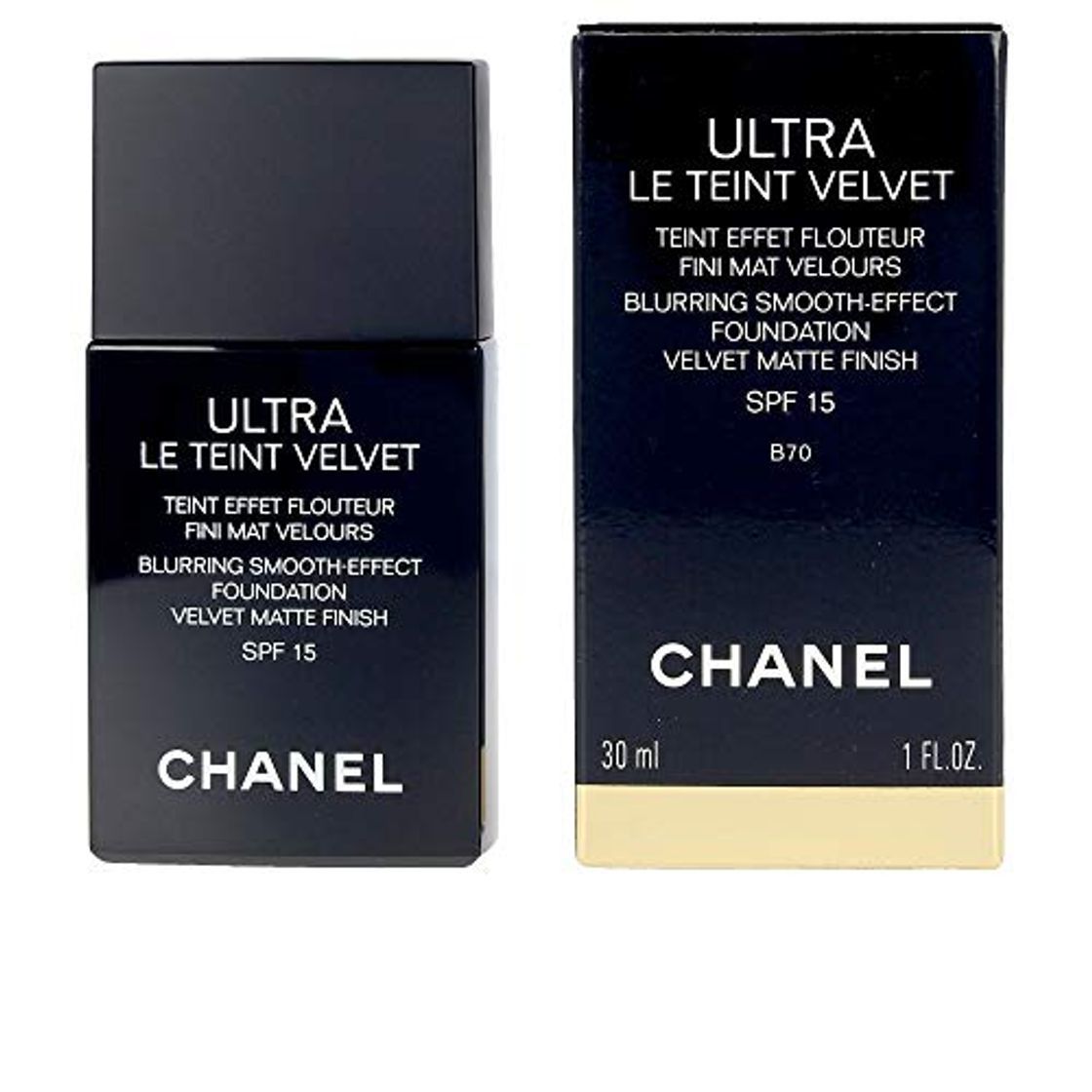 Product Chanel Ultra Le Teint Velvet SPF15 Base de Maquillaje #B70 200 g